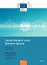 Capital Markets Union Mid-term Review #CMU. Public hearing 11 April 2017