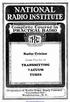 NATIONAL TICA L RADIO. rf1v. J :1III(111 WINUII(1UIIUIIIOIIIIIIUl1IIlU't. Radio Trician U. S. PAT. OFF» 1 REG. Lesson Text No. 32 TRANSMITTING VACUUM