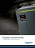 Hyundai Inverter-N700E. The Controlling Solution of Powerful Inverter Brand
