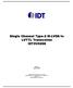 Single Channel Type-2 M-LVDS to LVTTL Transceiver IDT5V5206