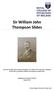 Sir William John Thompson Slides