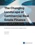 The Changing Landscape of Commercial Real Estate Finance