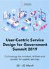 User Centric Service Design for Government 2019