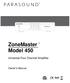 ZoneMaster M Model 450. Universal Four Channel Amplifier. Owner s Manual