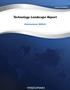 Technology Landscape Report