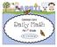 Common Core. Daily Math. for 1 st Grade. By: In the Math Lab