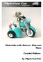 Motorbike with Sidecar, Dog and Bone. Crochet Pattern. by MysteriousCats