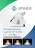 Technical Application Guide for UP-SHINE LED Downlight UP-DL98A-8-25W-C3/UP-DL98B-8-25W-C3 UP-DL98A-8-25W-P3/UP-DL98B-8-25W-P3