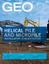 HElicAl PilE And micropile