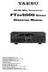 FTDX5000 SERIES OPERATING MANUAL HF/50 MHZ TRANSCEIVER