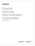 Creative samsung from inspiration to innovation. Architectural Manual