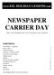 NEWSPAPER CARRIER DAY