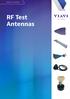 PRODUCT CATALOG. RF Test. VIAVI Solutions. Antennas