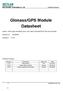 Glonass/GPS Module Datasheet
