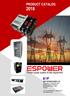 Product Catalog PRODUCT CATALOG. Power supply system & test equipment