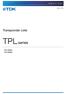 March Transponder coils. TPL series TPL TPL