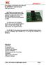 2PD300C17. Description and Application Manual for 2PD300C17 Dual Channel IGBT gate driver
