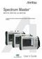 Spectrum Master MS2721B, MS2723B, and MS2724B A High Performance Handheld Spectrum Analyzer and Base Station Analyzer