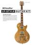 LP-STYLE GUITAR KIT. StewMac. Assembly Instructions