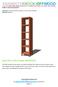 Easy Five Cube Tower Bookshelf. Copyrighted Material. Page 1