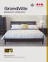 GrandVille. bedroom collection. BG Furniture Ltd. Handcrafting your dreams since 1927.