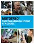 MOTOTRBO TWO-WAY RADIO SOLUTIONS AT A GLANCE