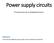 Power supply circuits