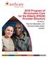 2018 Program of All-inclusive Care for the Elderly (PACE) Provider Directory