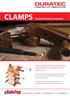 CLAMPS FOR PROFESSIONAL WOODWORK