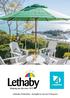 seasons Lethaby Umbrellas - brought to you by 4 Seasons