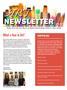 ART NEWSLETTER. What a Year in Art! It is hard to believe the year is coming to a close, the Art PORTFOLIOS