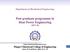 Post graduate programme in Heat Power Engineering ( )