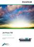 Jet Press 720. Groundbreaking 4 colour B2 sheet-fed digital inkjet press