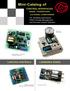 Mini-Catalog of CONTROL INTERFACES. SIGNAL TRANSDUCERS and SIGNAL CONDITIONERS