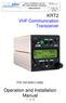 KRT2 VHF Communication Transceiver