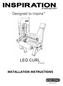 LEG CURL IP-S1315 INSTALLATION INSTRUCTIONS