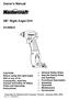 Owner s Manual. 3/8 Right Angle Drill