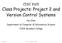 Class Projects: Project 2 and Version Control Systems