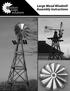 Large Wood Windmill Assembly Instructions