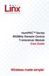 HumPRC TM Series 900MHz Remote Control Transceiver Module Data Guide
