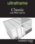 ultraframe Classic Low Pitch Lean-to Installation Guide