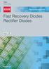 Fast Recovery Diodes Rectifier Diodes