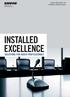 INSTALLED EXCELLENCE SOLUTIONS FOR AUDIO PROFESSIONALS