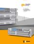 Product brochure. Ultra-compact Aircooled Transmitters, Translators/Transposers and Gap-Fillers for Digital TV networks