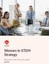 Women in STEM Strategy. Response to the discussion paper