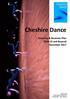 Cheshire Dance Diversity & Business Plan and Beyond December 2017