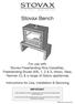 Stovax Bench. Instructions for Use, Installation & Servicing IMPORTANT