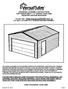 UNIVERSAL ASSEMBLY INSTRUCTIONS FOR VERSATUBE 2 x 3 DESIGN-YOUR-OWN FRONTIER GARAGE BUILDINGS