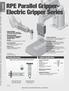 RPE Parallel Gripper- Electric Gripper Series