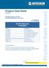 Product Data Sheet July 2014